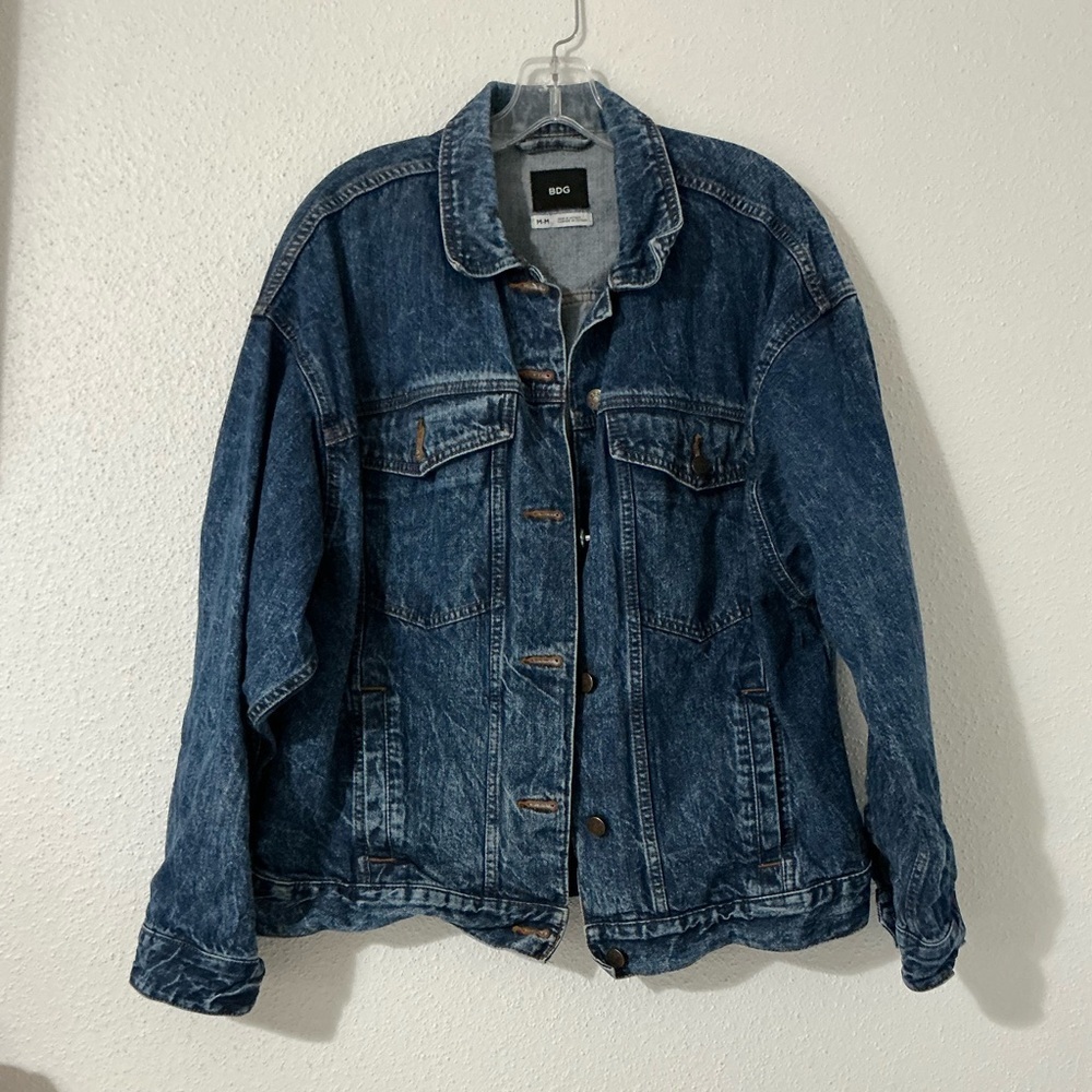 EUC UO x BDG Boxy, Oversized Denim Jean Jacket, Size M